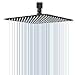 thumbnail image 3 of GGStudy High Pressure Square Shower Head 12 Inches Large Stainless Steel Shower Heads,Ultra Thin Rainfall Bath Shower 1/2 Connection Oil Rubbed Bronze Black Shower Head, 3 of 4
