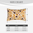 thumbnail image 3 of Plush Throw Pillow Covers, coffee bun hot dog Pillow Cases with Invisible Zipper, Breathable Microfiber Pillow Cases Standard Size for Sleeping Bedroom Sofa Living Room 20x30, 3 of 5