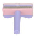 thumbnail image 4 of Removedor de pelo para mascotas, removedor de pelusa de 2 vías, removedor de pelusa para perros y gatos con mango para herramienta de eliminación de pieles de animales, color morado y rosa, 4 of 13