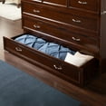 thumbnail image 6 of AFI Deerfield Queen Solid Wood Murphy Bed Chest with Mattress, Drawer & Charger in Walnut, 6 of 16