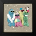 thumbnail image 2 of Gower, Hammond 20x20 Black Modern Framed Museum Art Print Titled - Fancypants Wacky Dogs II, 2 of 5