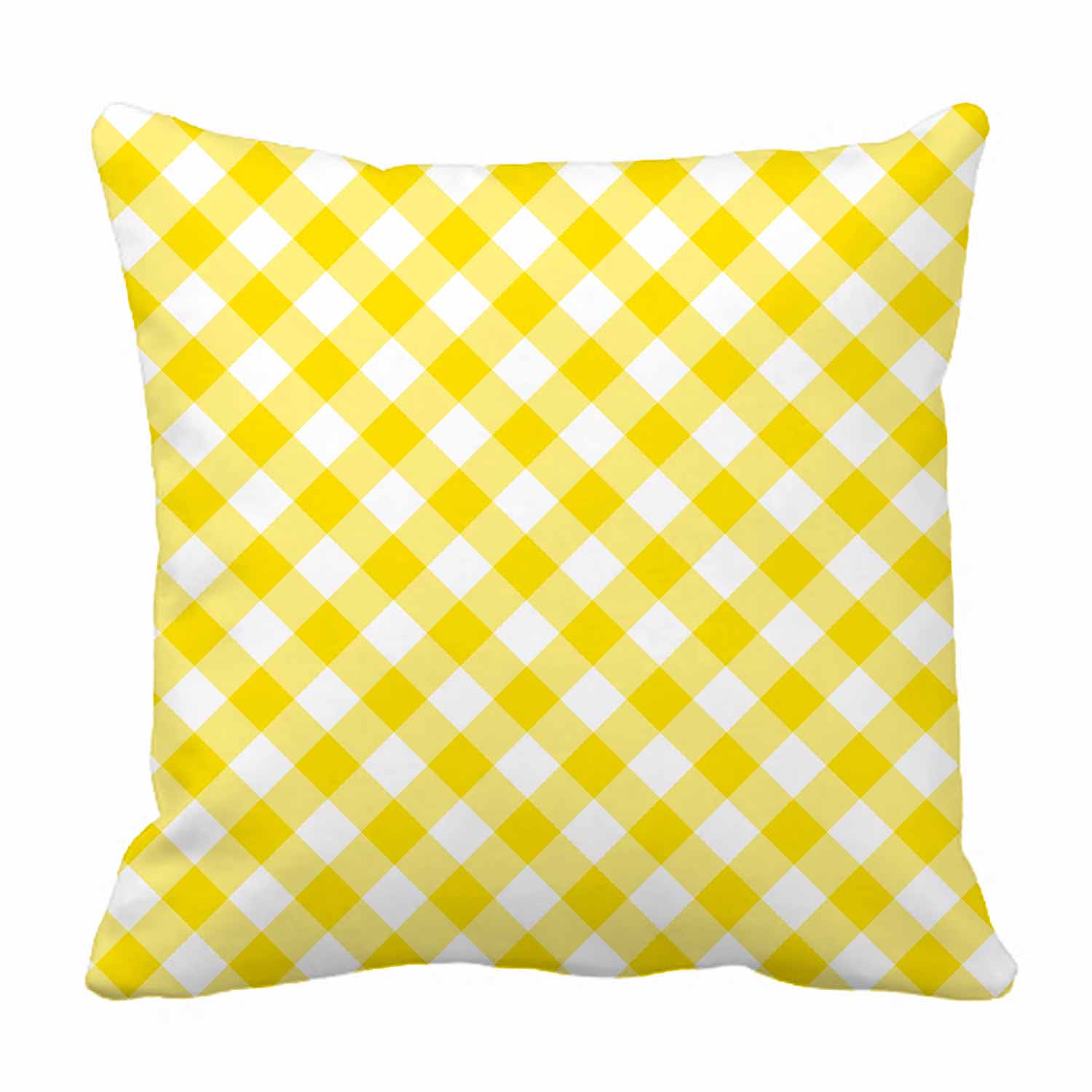 PKQWTM Tablecloth Yellow Diagonal Bed Decor Pillow Cases Zippered