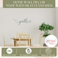 thumbnail image 3 of Gather Handwritten Font Vinyl Lettering Wall Decal Stickers 23x8-Inch Storm Gray, 3 of 6