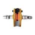 thumbnail image 1 of 2 Pieces Brake Pads Shoes Lightweight Easy Carry Sturdy High Performance Replace gold, 1 of 7