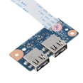 thumbnail image 3 of De Zócalo USB De 1 Pieza Con Cable De Cinta Pieza De Repuesto FPC Para Computadoras Portátiles Pavilion 15--G 15- G3 -A993P 455MKK Baoblaze Conector de la placa del puerto USB, 3 of 6