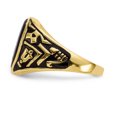 thumbnail image 3 of 14K Yellow Gold Men's Masonic Ring, 3 of 3