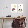 thumbnail image 3 of Stupell Industries Pelicans & Beach Floats Animals Painting Unframed Art Print Wall Art, 19 x 13, Set of 2, 3 of 8