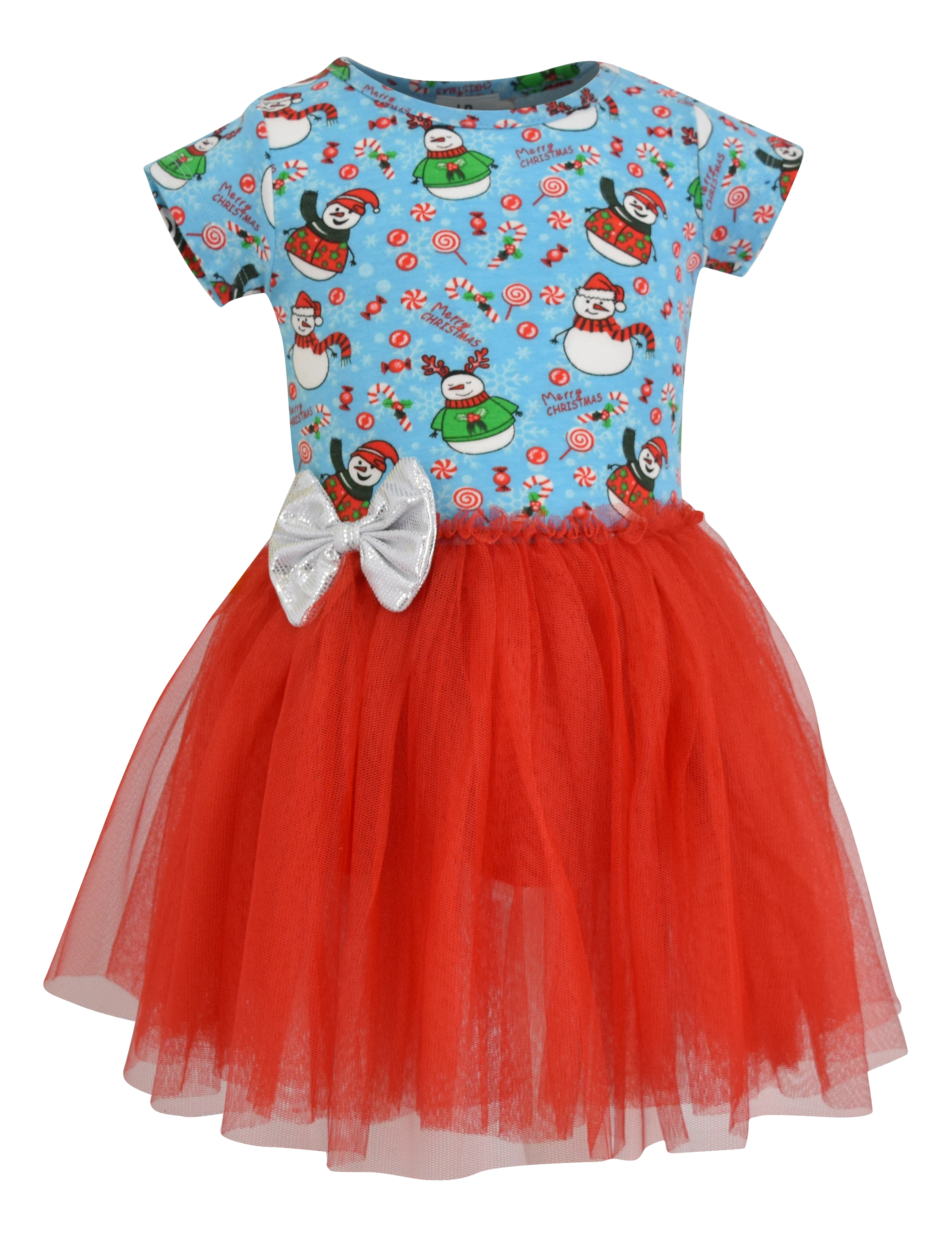 Unique Baby - Girls Snowman Print Christmas Tutu Dress (4t) - Walmart.com - Walmart.com