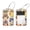 multicolored 3, variant on PhooArto 2 Pcs Luggage Tags, Skeleton Skateboard Pattern Privacy Cover ID Label with Stainless Steel Loop and Address Card for Travel Bag Suitcase