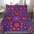 thumbnail image 1 of HAHDAXIA Mexican Bedding Solid Comforter Set for All Seasons,3 Pieces(1 Comforter+2 Pillowcases),Soft Microfiber Bedding Set Twin(86"x70"), 1 of 7