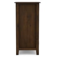 thumbnail image 3 of Simpli Home Burlington 54 inch Wide Solid Wood Tall TV Stand in Mahogany Brown For TVs up to 60 inches, 3 of 13