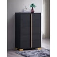 thumbnail image 4 of Marceline 5-drawer Chest Black, 4 of 5