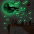 thumbnail image 4 of de pared de Halloween luminoso de Halloween Fondo Decoración del hogar de ventana de Halloween para sala de juegos Cocina, 4 of 6