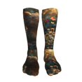 thumbnail image 5 of Yiaed Sunshine Butterfly Flower Bear Print Great elasticity Adult Stockings Sports socks for Men and Women-One Size, 5 of 8