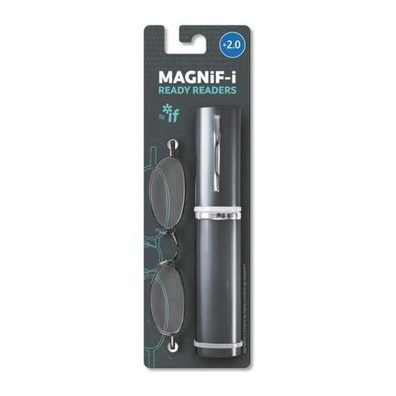 Magnif-I Ready Readers Glasses, Plus 2.0