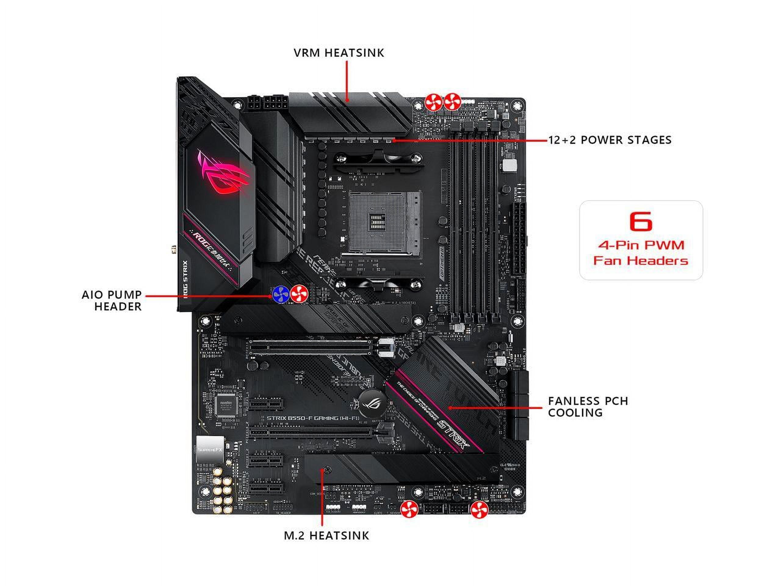 ASUS ROG Strix B550-F Gaming AMD AM4 Zen 3 Ryzen 5000 & 3rd Gen