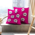 thumbnail image 6 of LALILO Throw Pillow Covers Retro Comic Speech Bubbles Pop Art Art Cushion Cover 18" x 18", 2 Pack, 6 of 6