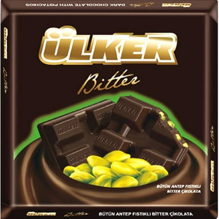 - Ülker Bitter Chocolate Bar with Pistachio – 2.8oz