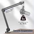 thumbnail image 2 of Soporte para micrófono FIFINE Heavy Duty Boom Arm BM63, 2 of 7