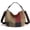 Brown, variant on Hobo Handbags for Women, Retro Multi-Color Splice Cross Body Satchel One Shoulder Bag Casual Canvas Tote Crossbody Bags