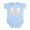 Sky Blue, variant on CafePress - 3 American 10By8 Body Suit - Baby Light Bodysuit, Size Newborn - 24 Months