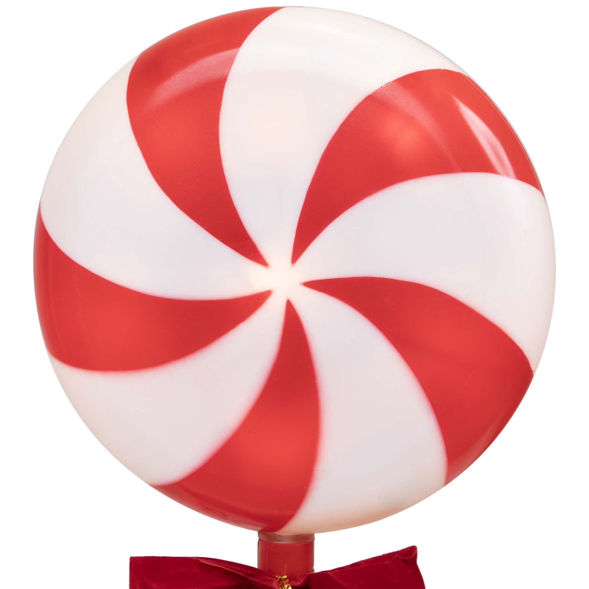 Set of 3 Peppermint Candies Christmas Pathway Markers 16"