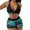 Black@GC@, variant on CONZONE Womens Bikini Sets 2 Peice Swimsuits for Women High Waisted Tropical Hawaii Graphic Lightweight Summer Beach Bathing Suits