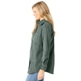 thumbnail image 3 of Woman Within Plus Size Corduroy Shirt, 3 of 6