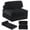 Black, variant on Costway Folding Sofa Bed, Convertible Sleeper Chair with Pillow Back Support Corduroy Cover Gray