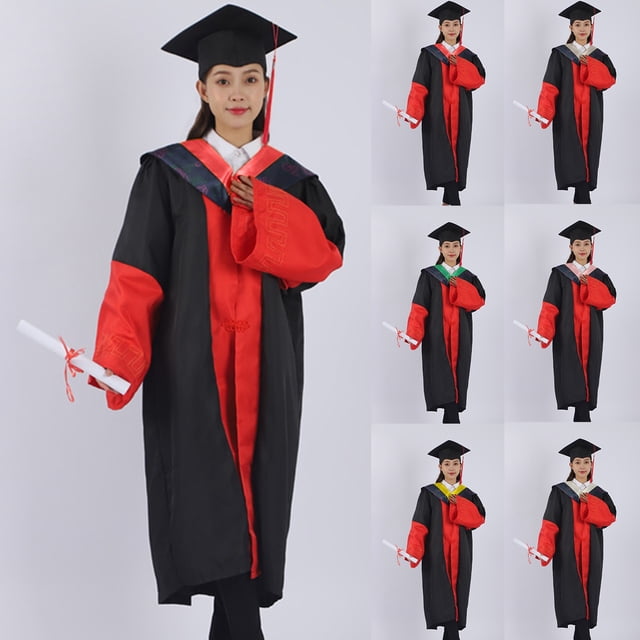 Unisex Matte Graduation Cap and Gown 2026 Tassel Set for High School &College Graduates