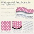thumbnail image 2 of Polka Dots Pink Picnic Blanket Waterproof Beach Blankets Sandproof Large Mat with Storage Bag Camping Grass Travel Hiking Park 78"x78", 2 of 6