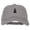 Grey, variant on Chess Pawn Embroidered Unstructured Cap - Grey OSFM