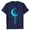 Dark Blue, variant on GUZOM Mens Sky Blue Graphic T-Shirt Crescent Moon Sword Gothic Fantasy Cyberpunk Crew Neck Short Sleeve Relaxed Fit Stretch Polyester Spandex,Size S