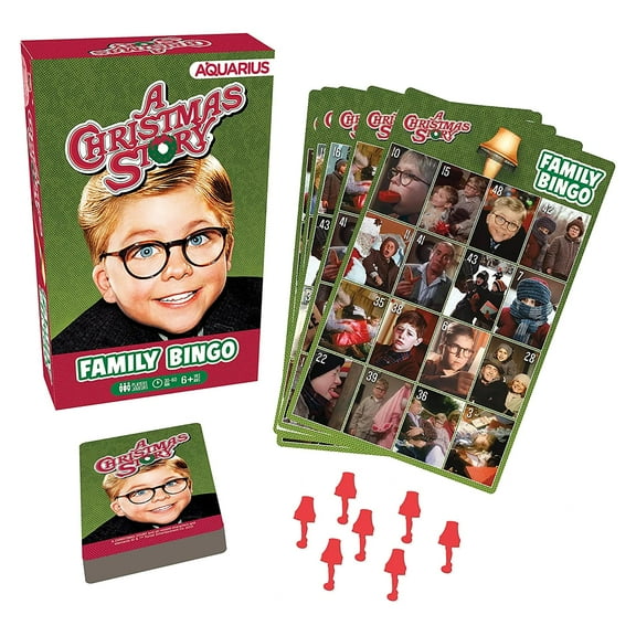 A Christmas Story Family Bingo Game Set