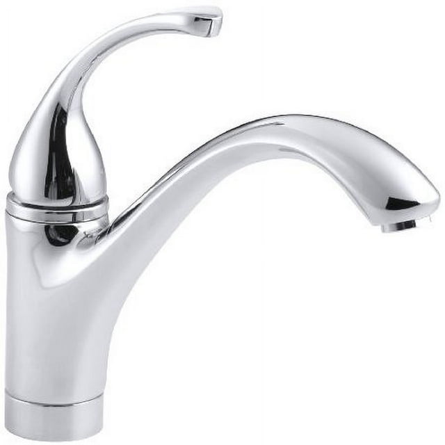 KOHLER 10415-CP Forté(R) Single-Hole Sink 9-1/16" spout Kitchen Faucet, Polished Chrome