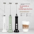 thumbnail image 2 of Batidora de mano eléctrica pequeña para el hogar, batidora de huevos con carga USB, soporte para hornear leche, 2 of 5