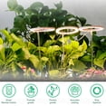 thumbnail image 4 of Yuarrent Invernadero USB IP20 Control de línea a prueba de agua LED Grow Light Flor de interior Suculenta Temporizador Lámpara de cultivo de plantas Jardín y Patio  2 cabezas de luz rosa Yuarrent HA011800-05B, 4 of 6