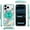 Hot Air Balloon, variant on XPM for Apple iPhone 17 AIR Phone Case, Pattern Design Hybrid with Invisible Ring Stand & Magnetic Back, Shockproof Protective Grip Cover for Apple iPhone 17 Air (6.6") (Pineapple Love Vibe)