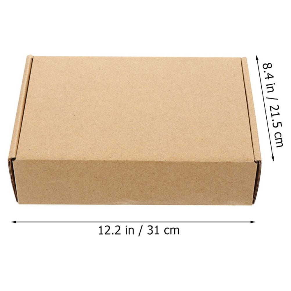 unbranded  15 Pcs Kraft Paper Box Moving Boxes Medium and Large Shipping Postbox Shirt for Presents Bridesmaid