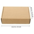 thumbnail image 2 of unbranded  15 Pcs Kraft Paper Box Moving Boxes Medium and Large Shipping Postbox Shirt for Presents Bridesmaid, 2 of 8