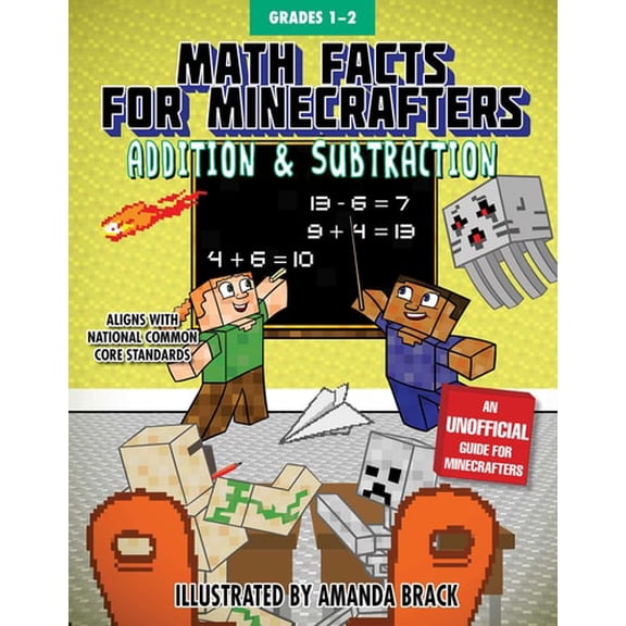 Pre-Owned Math Facts for Minecrafters: Addition and Subtraction