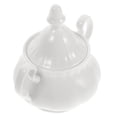 thumbnail image 1 of LEEYNEER Vintage Ceramic Coffee Pot 280ml Sugar Bowl White Porcelain Sugar Jar with Lid  Elegant Kitchen Countertop Container for Tea Coffee Sugar Storage, 1 of 8