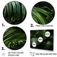 thumbnail image 3 of Designart "Embracing Palm Leaves In The Emerald Jungle" Palms & Palm Trees Floater Framed Wall Art Prints, 3 of 5