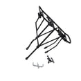 thumbnail image 3 of braveheart Bicycle Carrier Rack Durable Bracket Portable Rear Panniers Rack Bike Riding Small Hole, 3 of 6