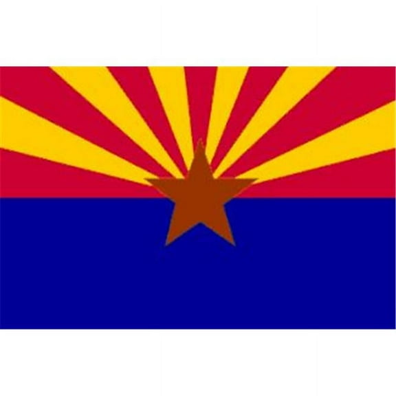 Annin Flagmakers 140282 6 ft. X 10 ft. Nyl-Glo Arizona Flag Print Panel