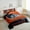 Orange Blue, variant on Football City Bedding Sets King Size Football Comforter Sets Football Team Sports Game Bedding Comforter Sets Football Lover Down Comforter American Football City Duvet Set(Buffalo)