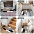 thumbnail image 6 of Brown Grey Door Mat&nbsp;Indoor Outdoor Entrance, Non Slip Rug for Kitchen Bathroom Entryway Rug, Modern Brown Geometric Washable Doormat Floor Mat for Office Home Decor 20x31.5 Inch, 6 of 8