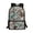 Camo Fish Donut Print, variant on Cute Capybara Print 17 Inch School Backpack With Front Pocket, Mesh Side Pockets Lightweight Durable Book Bag for Teens Daily Commute Travel School Use
