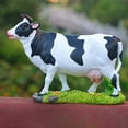 thumbnail image 3 of Kilisky Garden Decor Garden Statues Outdoor Decor Animals Figures Statue Resin Cow Figurines for Desktop Garden Decoration Fairy Garden Accessories Outdoor Statues, 3 of 12