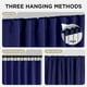 thumbnail image 5 of Cortinas Joydeco Azul Marino Opacas Térmicas 132x229cm 2 piezas, 5 of 9